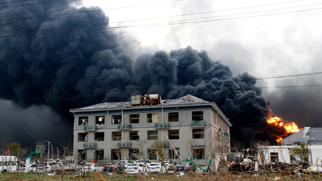 Çin’de Kimya tesisinde patlama