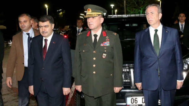 Mansur Yavaş, Cumhurbaşkanı Erdoğan’ı karşıladı
