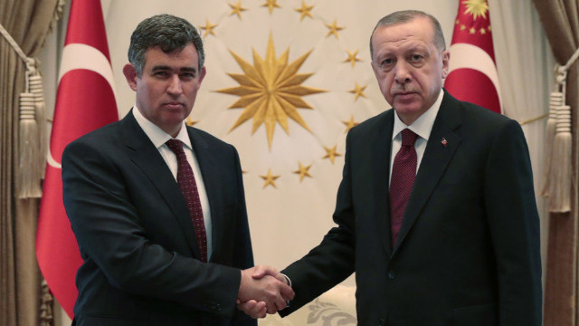 Cumhurbaşkanı Erdoğan, Feyzioğlu'nu kabul etti