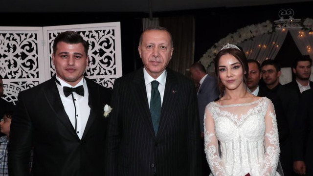 Cumhurbaşkanı Erdoğan, Rıza Kayaalp'in nikah şahidi oldu