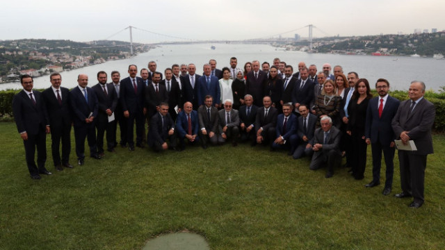 Cumhurbaşkanı Erdoğan genel yayın yönetmenleriyle bir araya geldi