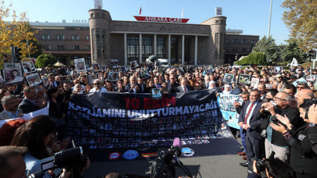 Ankara Garı saldırısında hayatını kaybedenler anıldı