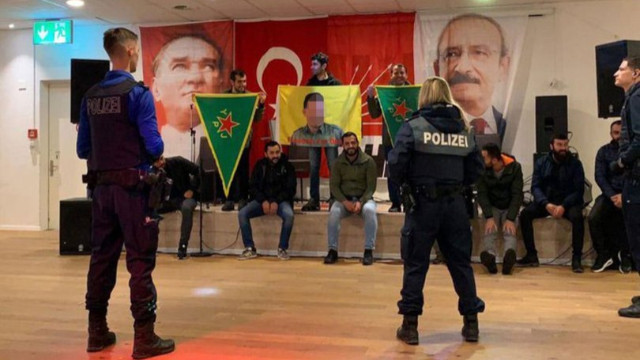 CHP'nin İsviçre'deki programını PKK yandaşları bastı!