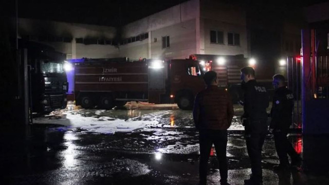 İzmir’de varil fabrikasında korkutan patlama