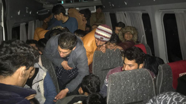 Ankara'da 43 kaçak göçmen yakalandı