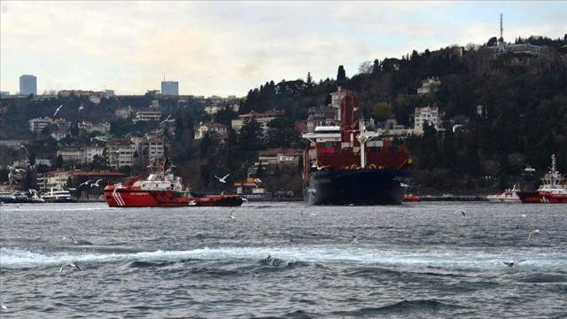 Boğazı kirleten yük gemisine ceza