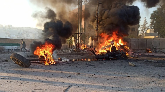 Afrin'de bombalı araç patladı: 5 ölü, 22 yaralı 