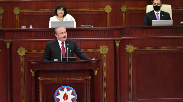Meclis Başkanı Şentop Azerbaycan’da: Ermenistan sivilleri öldürmeyi devlet politikası yaptı