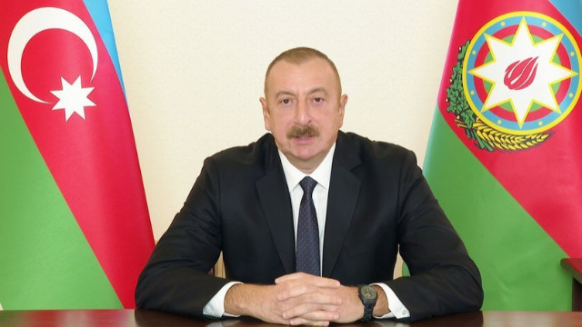 Aliyev'den 29 Ekim mesajı!