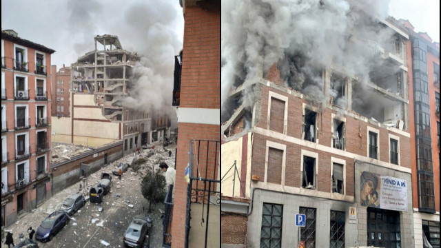 Madrid şehrinde şiddetli patlama