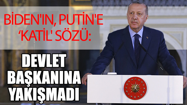 Cumhurbaşkanı Erdoğan: Bu ifade devlet başkanına yakışmadı