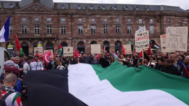 Fransa'dan Filistin'e destek gösterilerine yasaklama