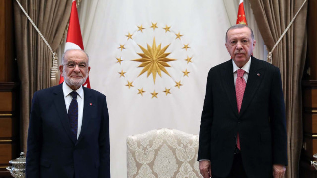 Cumhurbaşkanı Erdoğan, Karamollaoğlu'nu kabul etti