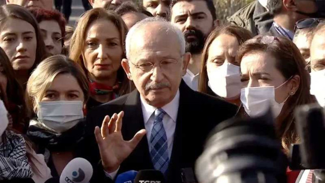 Kemal Kılıçdaroğlu, Milli Eğitim Bakanlığı'nın kapısından içeriye alınmadı
