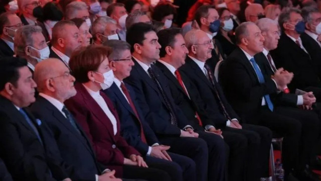 6 muhalefet partisi lideri 'Güçlendirilmiş Parlamenter Sistem' mutabakatını imzaladı
