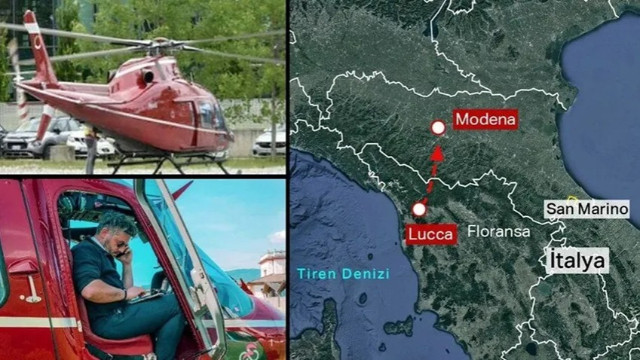 İtalya'da kaybolan helikopterden haber geldi
