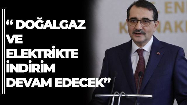 Bakan Dönmez: Talep ederlerse Avrupa'ya doğal gaz sevkiyatı yapabiliriz