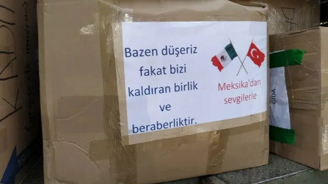 Meksika'dan Türkiye'ye yardım seferberliği