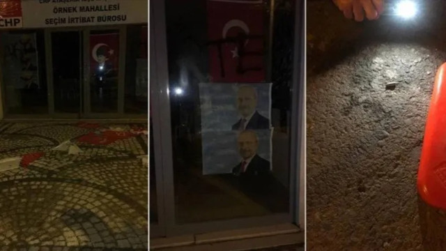 İstanbul'da CHP Seçim İrtibat Bürosu'na saldıran 6 kişi gözaltında