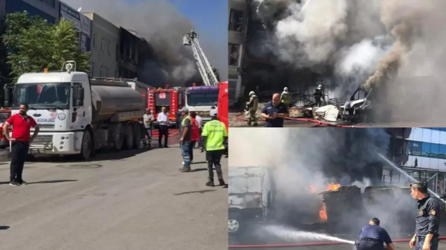 Ankara'da sanayi sitesinde yangın! İki kişi hayatını kaybetti