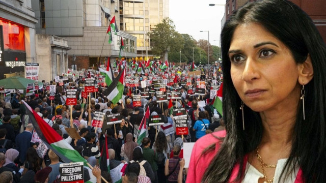 İngiltere İçişleri Bakanı'ndan skandal sözler: Filistin bayrağı açmak terör suçu olsun