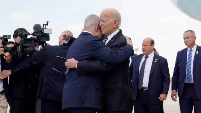 İsrail'e giden Biden'dan skandal açıklama: Diğer taraf yapmış gibi görünüyor