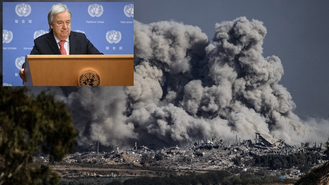 Guterres: Gazze'de şimdiye kadar eşi görülmemiş sayıda sivil öldü