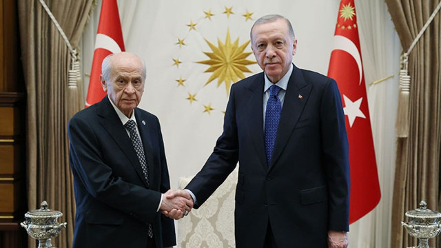 Cumhurbaşkanı Erdoğan ile Bahçeli bayramlaştı