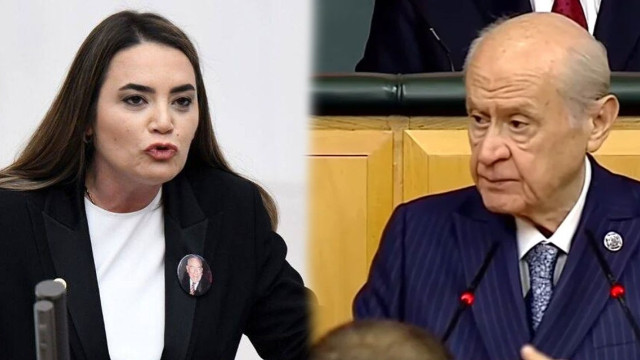 Türkeş'in kızı Ayyüce Türkeş'ten Bahçeli'ye sert tepki: MHP Genel Merkezi'nden babamın resmini indirin!