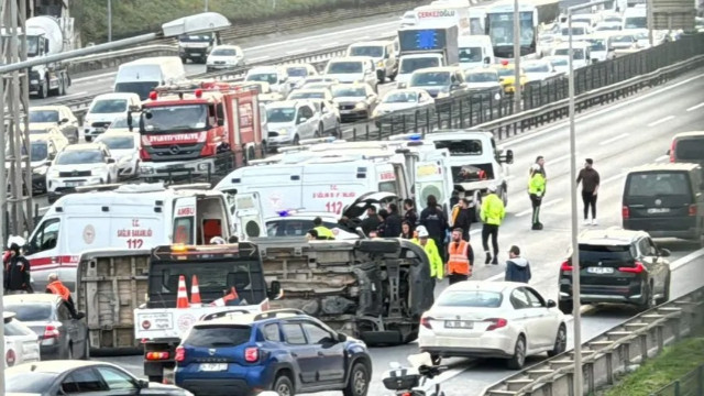 Sarıyer'de okul servisi devrildi: Çocukların sağlık durumu hakkında açıklama