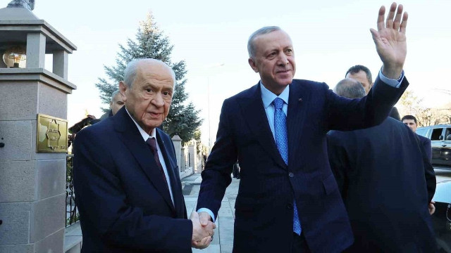 Erdoğan-Bahçeli görüşmesi sona erdi