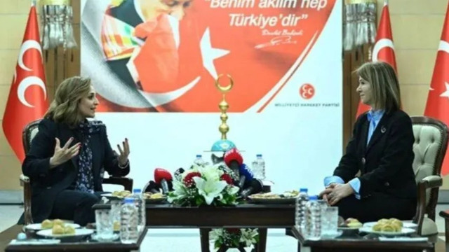 MHP ile DEM Parti ilk kez bayramlaştı
