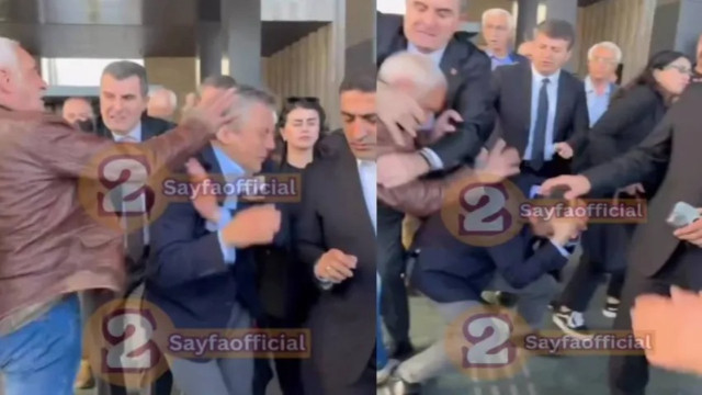Özgür Özel'e AKM çıkışında fiziksel saldırı! "Ben Osmanlı çocuğuyum" dediği iddia edildi