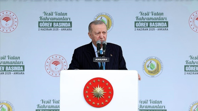 Cumhurbaşkanı Erdoğan: Havadan su atma kapasitemizi 438 tona yükselttik