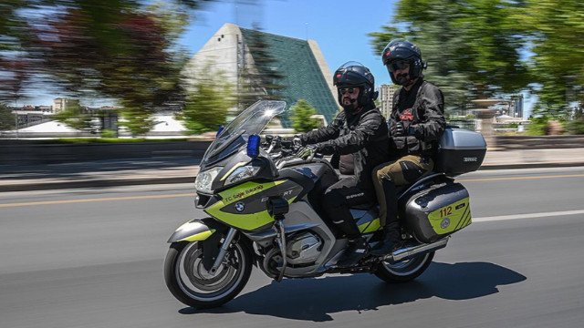 Hızlı müdahalenin yeni kahramanları: Motosiklet ambulans ekipleri