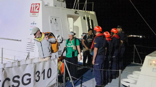 Sumud Filosu'ndan olumsuz hava şartları nedeniyle 4 aktivist tahliye edildi