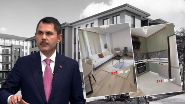 Bakan Kurum örnek daireleri paylaştı! "Yüzyılın Konut Projesi'ndeki evleri gördünüz mü?"