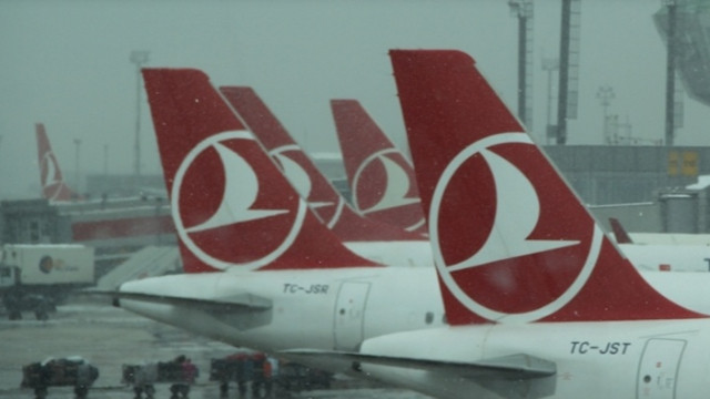 THY olumsuz hava koşulları nedeniyle 61 seferini karşılıklı olarak iptal etti