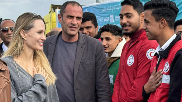 Angeline Jolie'den Gazze Sınırı'na ziyaret