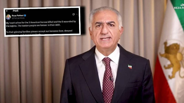 Pehlevi'den tepki çeken 'taziye': Ülkesini bombalarken ölen ABD askerlerine "Kahraman" dedi