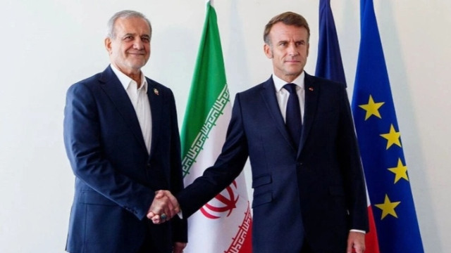 Pezeşkiyan ile Emmanuel Macron telefonda görüştü