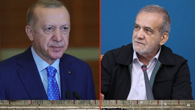 Erdoğan ve Pezeşkiyan görüştü: Füze İran'ın değil, Ankara ile çatışma istemiyoruz