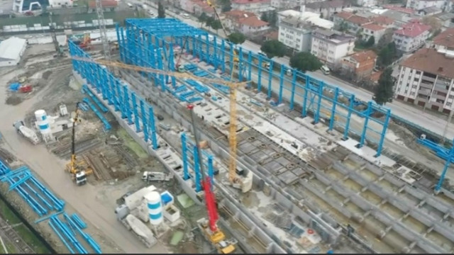 Türkiye’nin ilk hızlı tren fabrikasında Dev adım: İnşaatın yarısı tamamlandı!