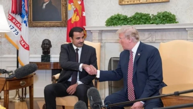 Trump ve Şeyh Temim'den kritik görüşme: Orta Doğu'da diploması trafiği hızlandı