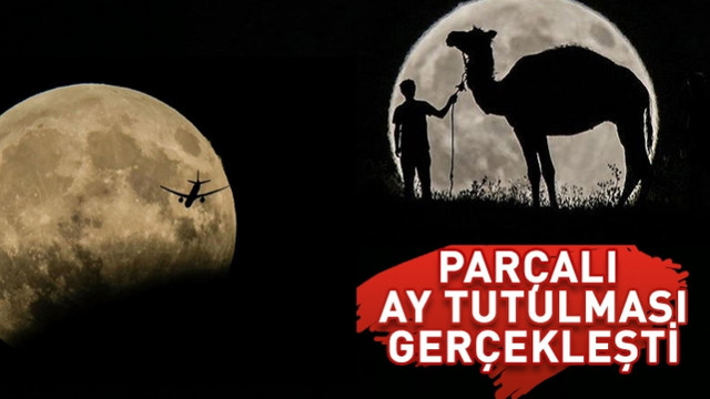 Parçalı Ay Tutulması gerçekleşti