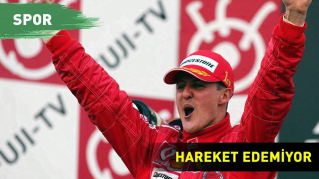 Michael Schumacher, hareket edemiyor