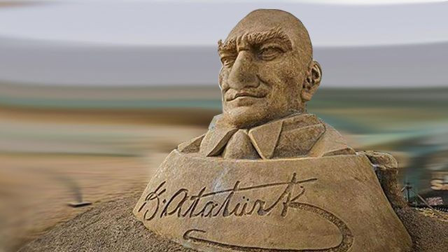 Atatürk’ün kum heykeli fotoğrafı photoshop çıktı - Sayfa 1