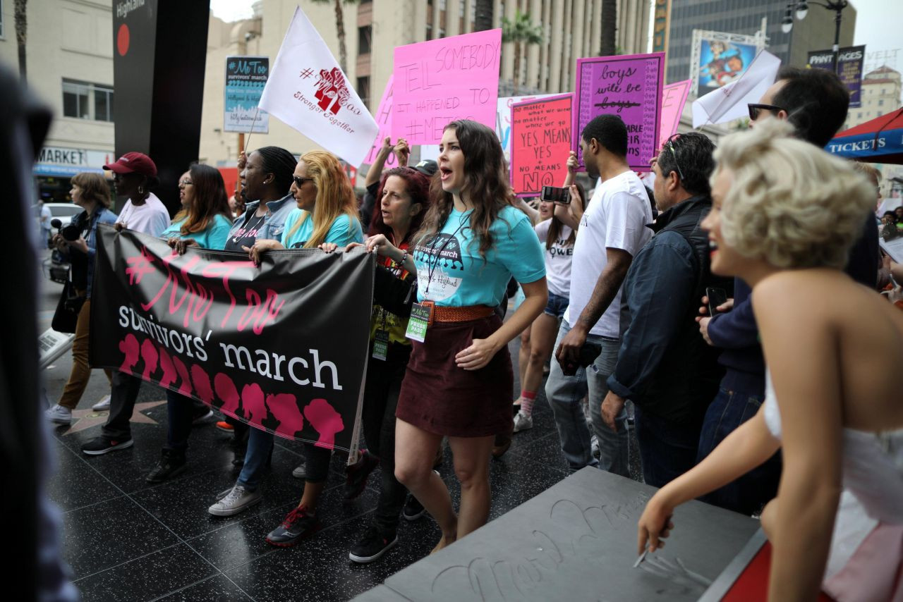 Hollywood'daki tacize karşı protesto yürüyüşü - Sayfa 2