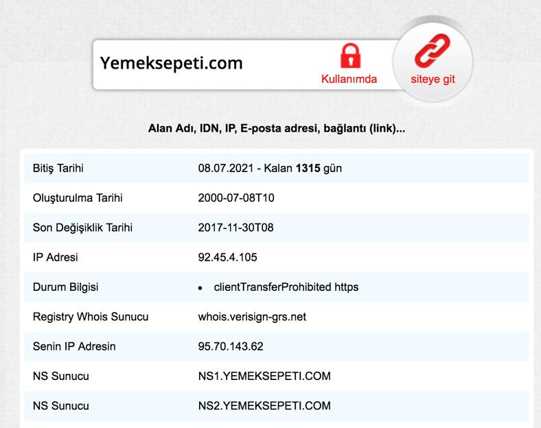 Adını yenilemeyi unutan YemekSepeti'ne ulaşılamıyor - Sayfa 2