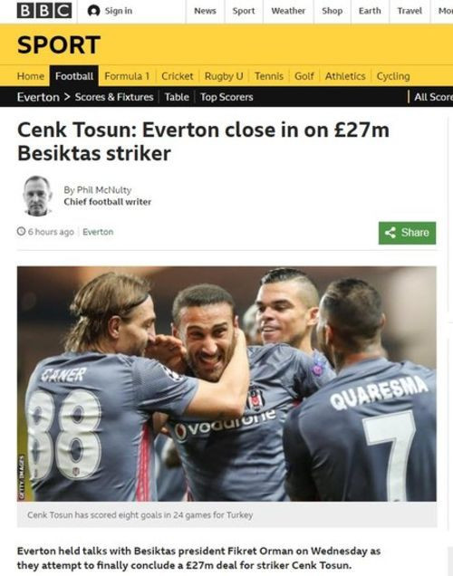 Cenk Tosun, Everton’da - Sayfa 2